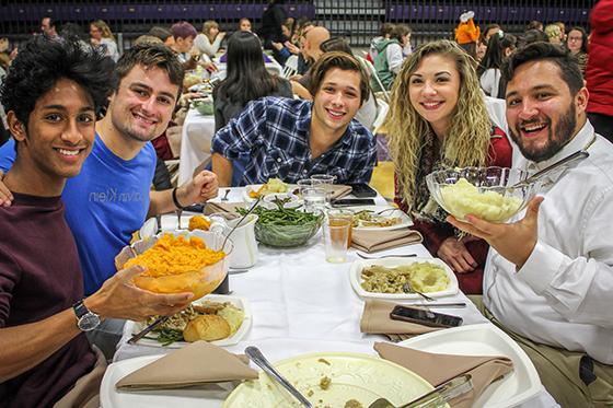 Photo of Chatham community members at Harvest Dinner